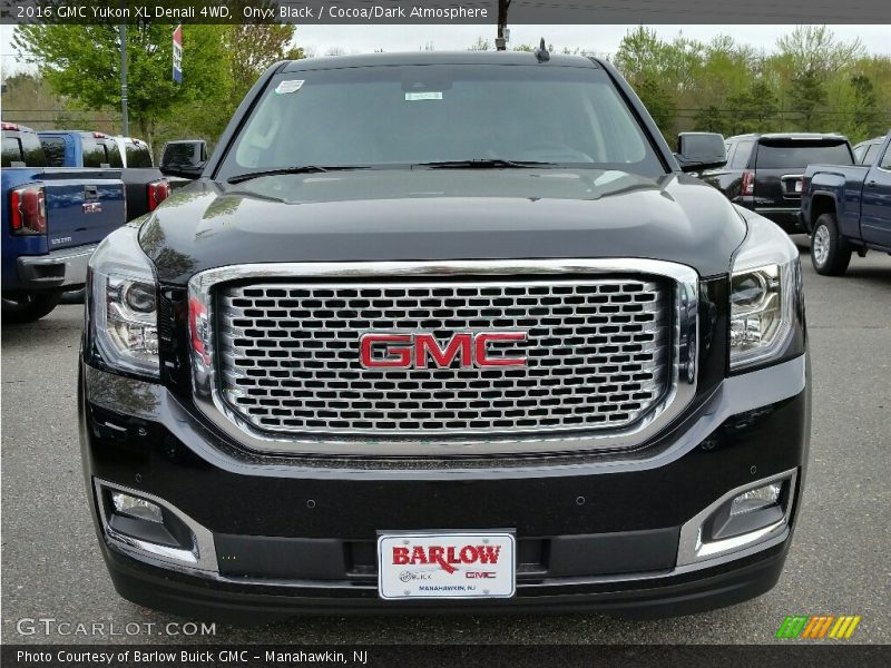 Onyx Black / Cocoa/Dark Atmosphere 2016 GMC Yukon XL Denali 4WD