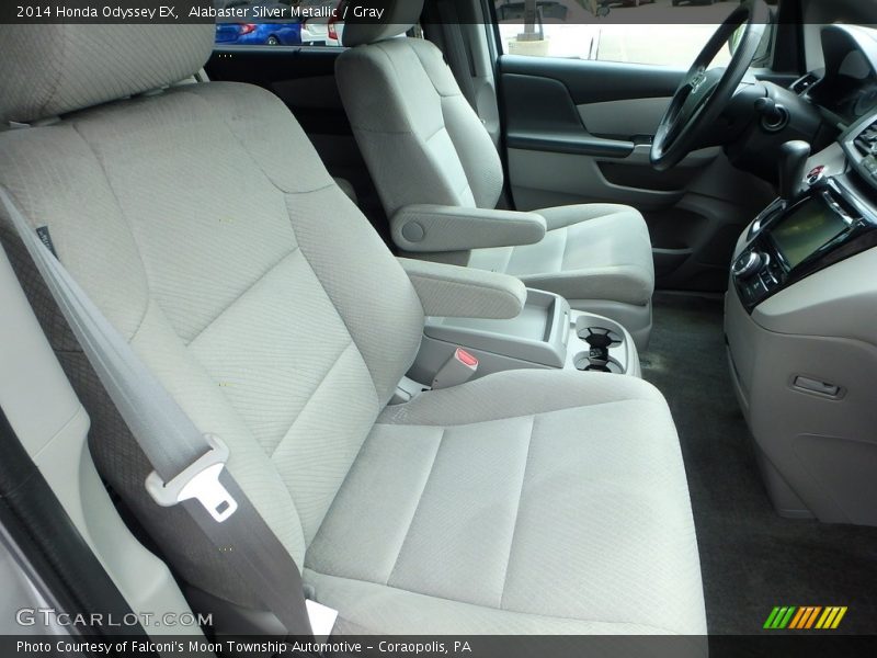Alabaster Silver Metallic / Gray 2014 Honda Odyssey EX
