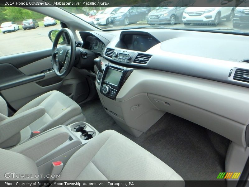 Alabaster Silver Metallic / Gray 2014 Honda Odyssey EX
