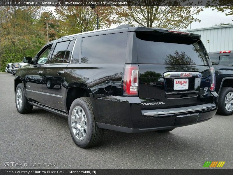 Onyx Black / Cocoa/Dark Atmosphere 2016 GMC Yukon XL Denali 4WD