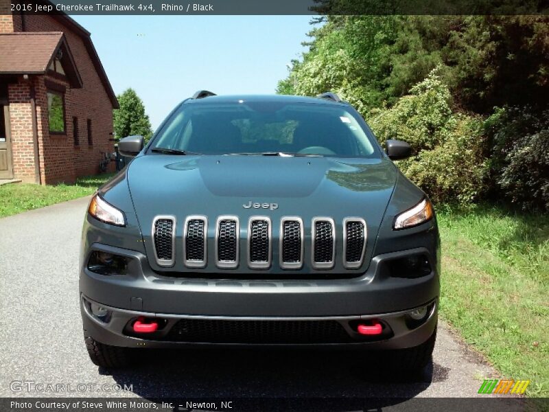 Rhino / Black 2016 Jeep Cherokee Trailhawk 4x4