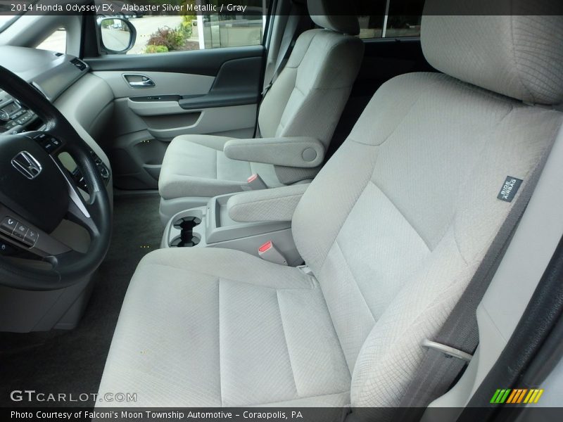 Alabaster Silver Metallic / Gray 2014 Honda Odyssey EX
