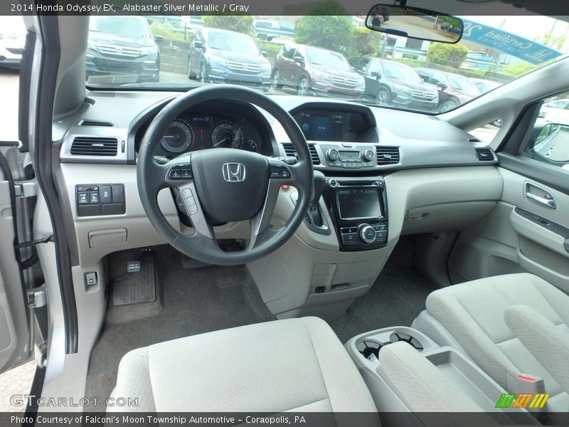 Alabaster Silver Metallic / Gray 2014 Honda Odyssey EX