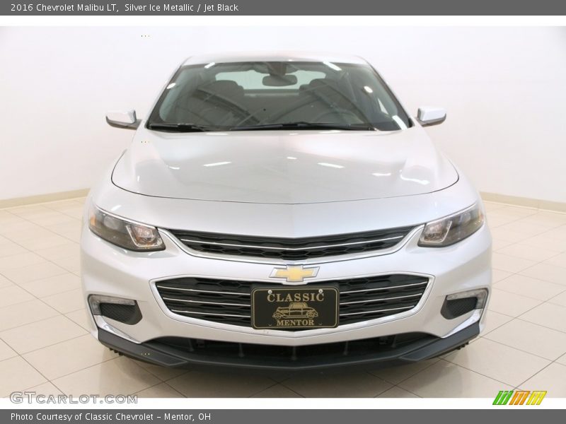 Silver Ice Metallic / Jet Black 2016 Chevrolet Malibu LT