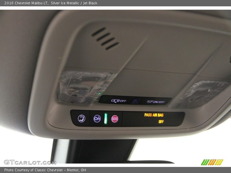 Silver Ice Metallic / Jet Black 2016 Chevrolet Malibu LT