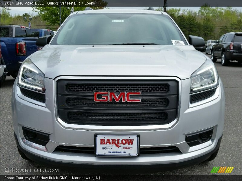 Quicksilver Metallic / Ebony 2016 GMC Acadia SLE