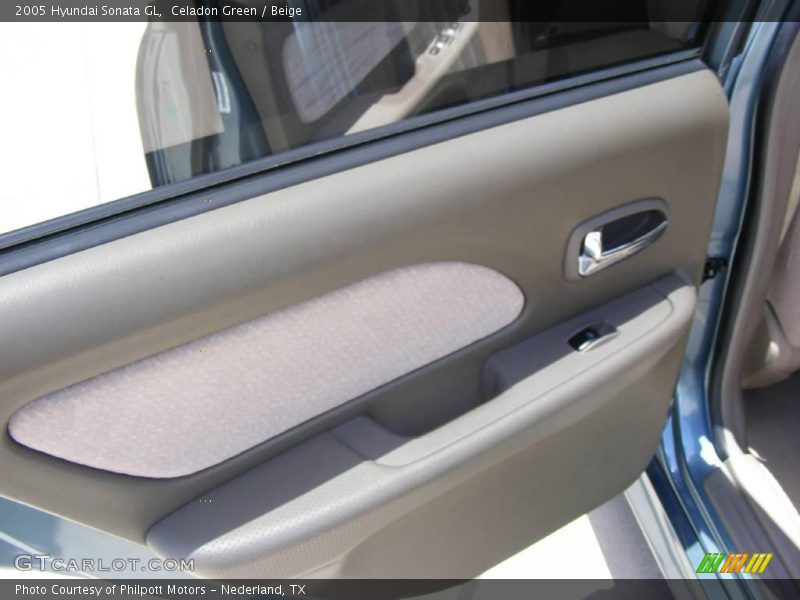 Celadon Green / Beige 2005 Hyundai Sonata GL