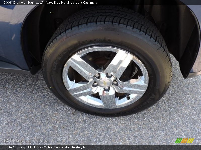 Navy Blue Metallic / Light Cashmere 2008 Chevrolet Equinox LS