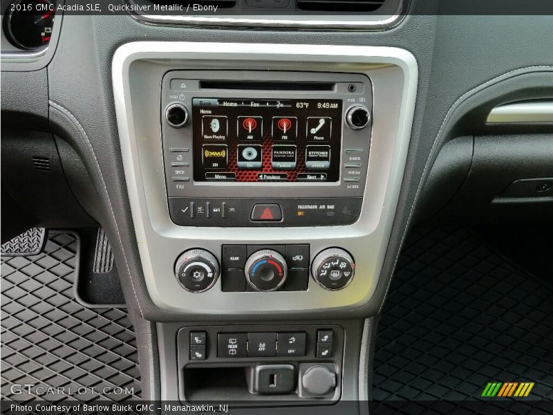 Quicksilver Metallic / Ebony 2016 GMC Acadia SLE