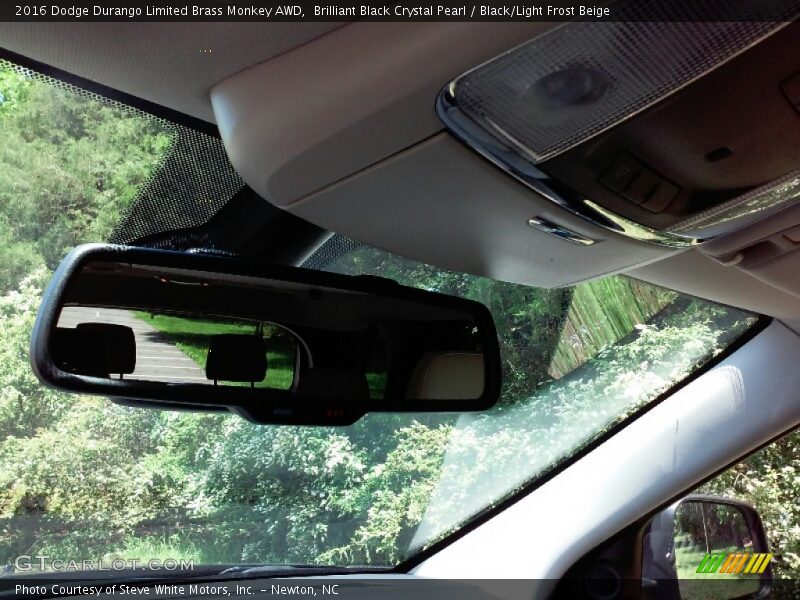 Brilliant Black Crystal Pearl / Black/Light Frost Beige 2016 Dodge Durango Limited Brass Monkey AWD
