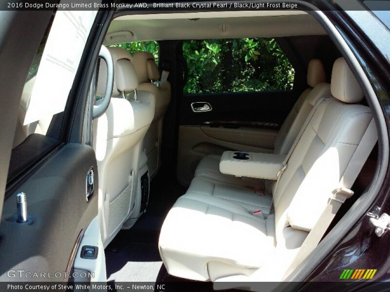 Brilliant Black Crystal Pearl / Black/Light Frost Beige 2016 Dodge Durango Limited Brass Monkey AWD