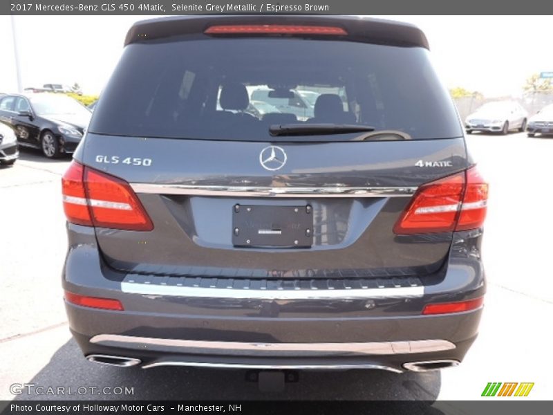 Selenite Grey Metallic / Espresso Brown 2017 Mercedes-Benz GLS 450 4Matic