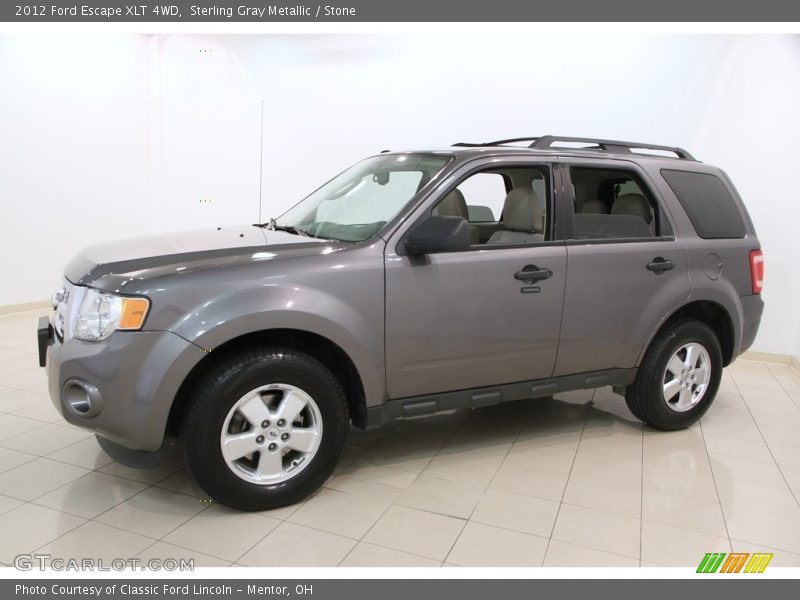Sterling Gray Metallic / Stone 2012 Ford Escape XLT 4WD