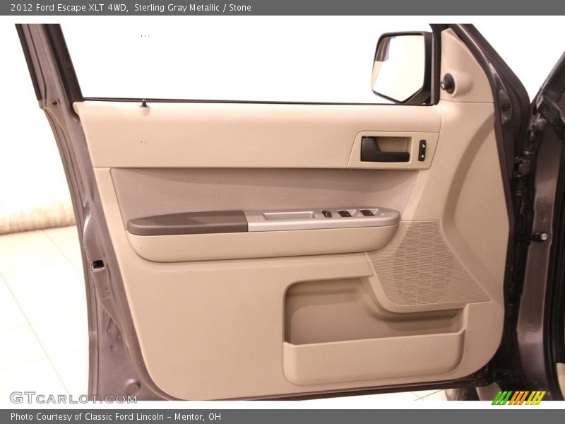 Sterling Gray Metallic / Stone 2012 Ford Escape XLT 4WD