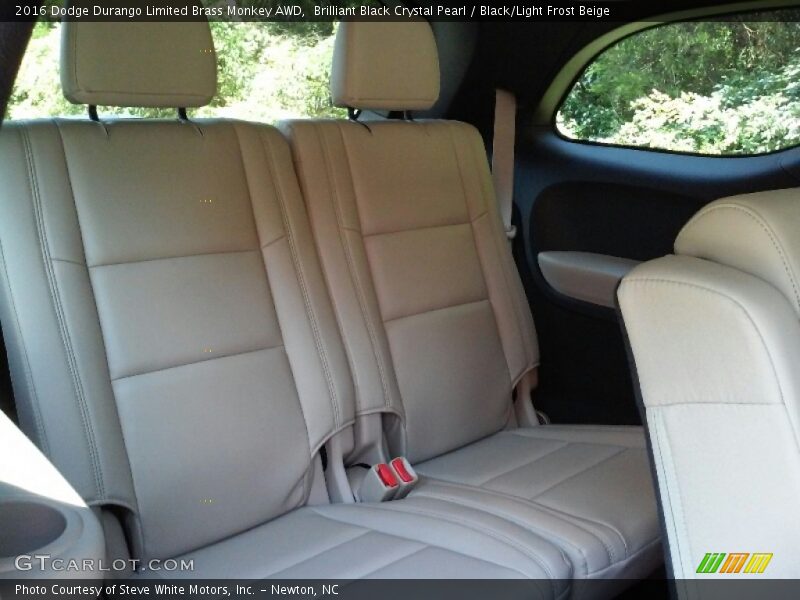 Brilliant Black Crystal Pearl / Black/Light Frost Beige 2016 Dodge Durango Limited Brass Monkey AWD