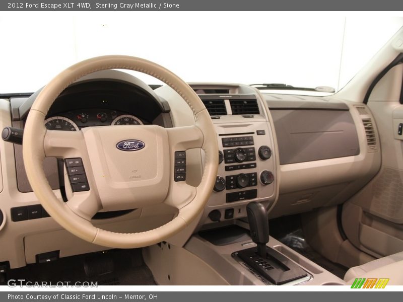 Sterling Gray Metallic / Stone 2012 Ford Escape XLT 4WD