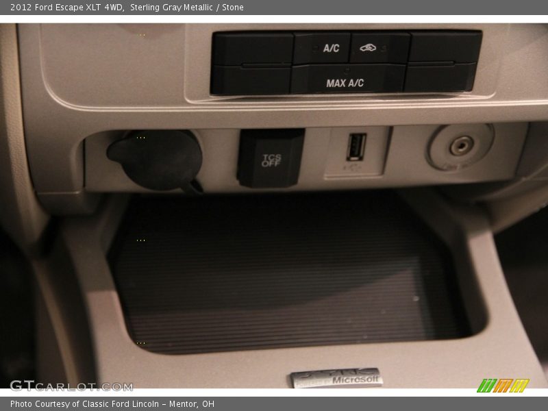 Sterling Gray Metallic / Stone 2012 Ford Escape XLT 4WD