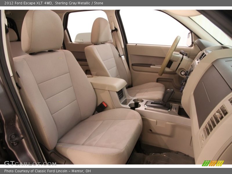 Sterling Gray Metallic / Stone 2012 Ford Escape XLT 4WD