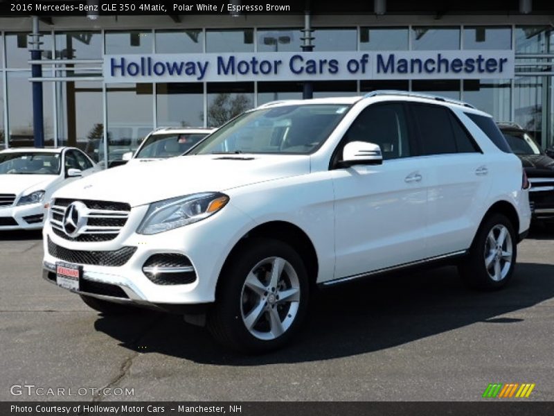 Polar White / Espresso Brown 2016 Mercedes-Benz GLE 350 4Matic