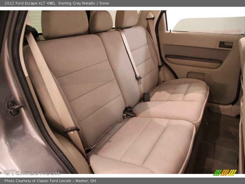 Sterling Gray Metallic / Stone 2012 Ford Escape XLT 4WD