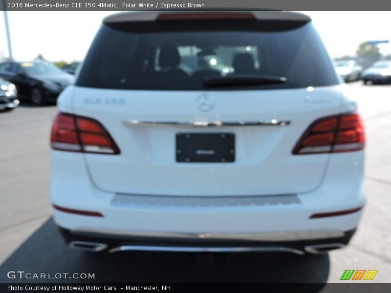 Polar White / Espresso Brown 2016 Mercedes-Benz GLE 350 4Matic