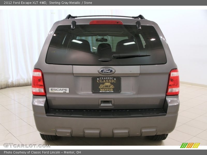 Sterling Gray Metallic / Stone 2012 Ford Escape XLT 4WD