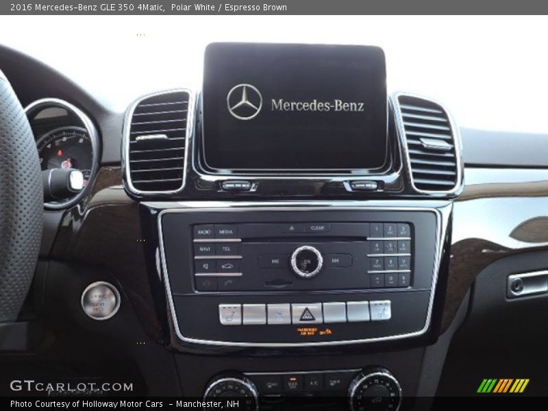 Polar White / Espresso Brown 2016 Mercedes-Benz GLE 350 4Matic