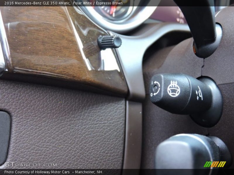 Polar White / Espresso Brown 2016 Mercedes-Benz GLE 350 4Matic