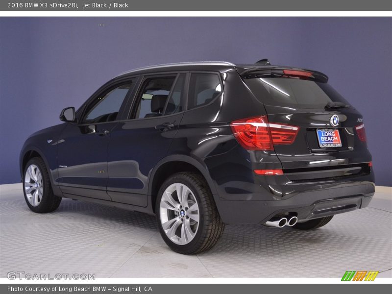 Jet Black / Black 2016 BMW X3 sDrive28i