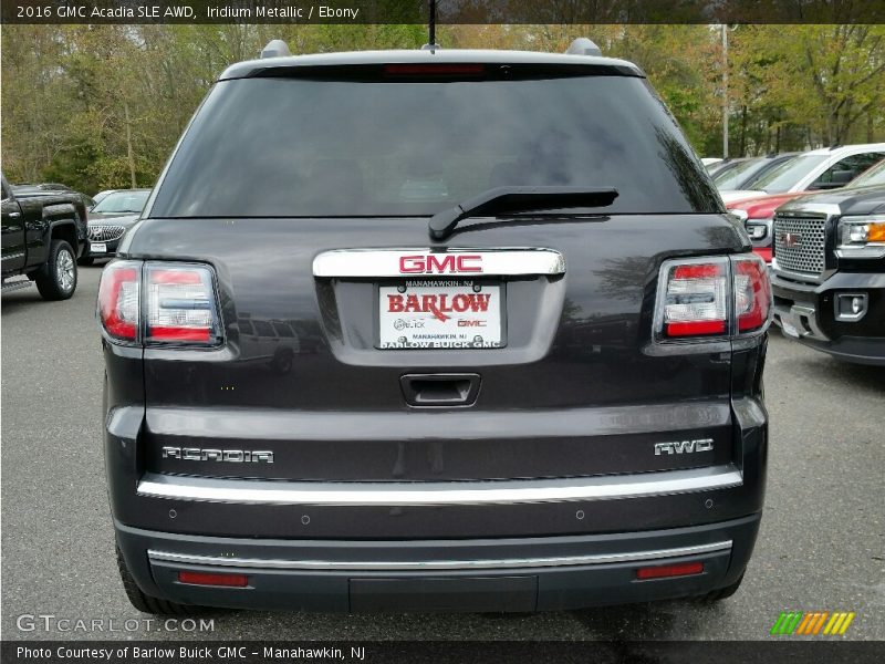Iridium Metallic / Ebony 2016 GMC Acadia SLE AWD