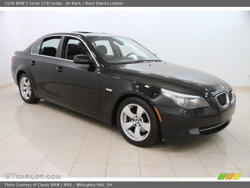 Jet Black / Black Dakota Leather 2008 BMW 5 Series 528i Sedan