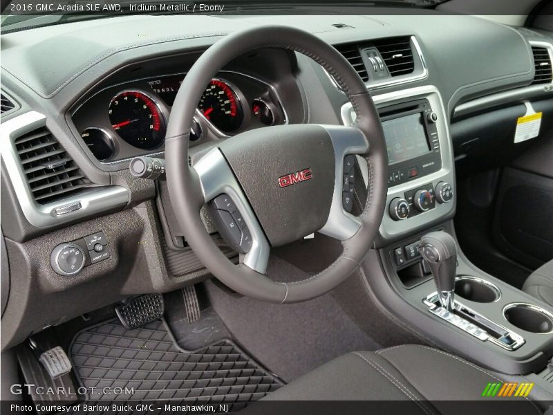 Iridium Metallic / Ebony 2016 GMC Acadia SLE AWD