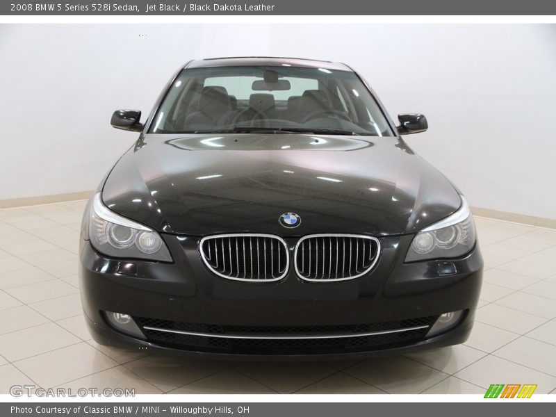Jet Black / Black Dakota Leather 2008 BMW 5 Series 528i Sedan