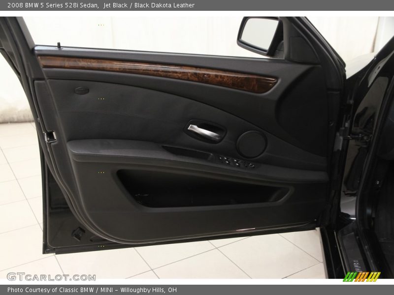 Jet Black / Black Dakota Leather 2008 BMW 5 Series 528i Sedan