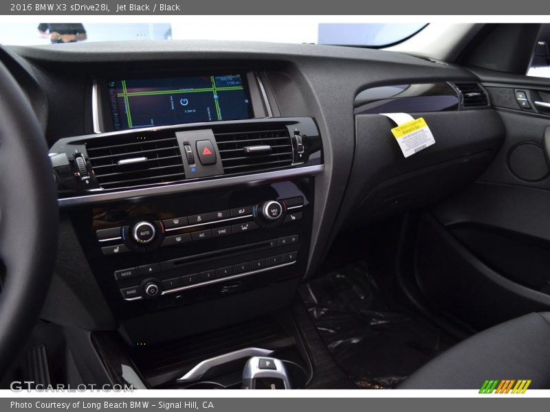 Jet Black / Black 2016 BMW X3 sDrive28i
