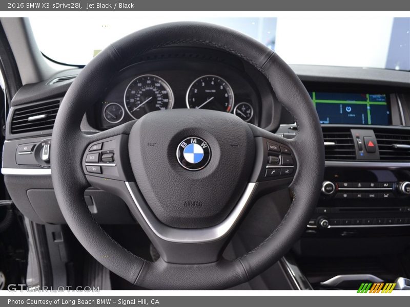 Jet Black / Black 2016 BMW X3 sDrive28i