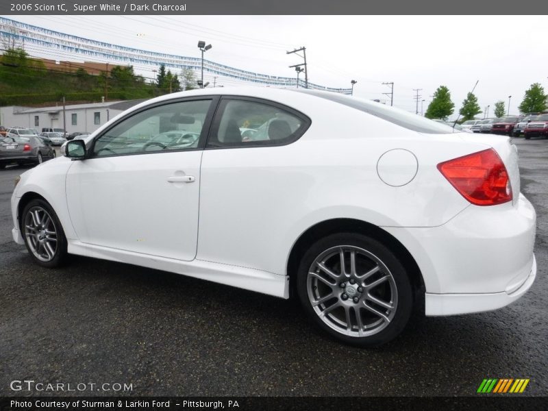 Super White / Dark Charcoal 2006 Scion tC