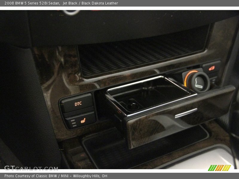 Jet Black / Black Dakota Leather 2008 BMW 5 Series 528i Sedan