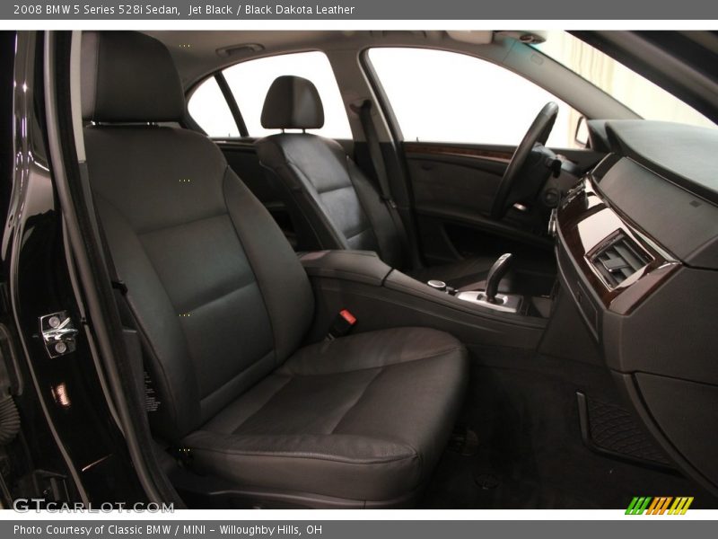 Jet Black / Black Dakota Leather 2008 BMW 5 Series 528i Sedan