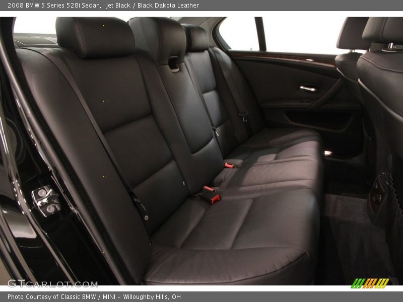 Jet Black / Black Dakota Leather 2008 BMW 5 Series 528i Sedan