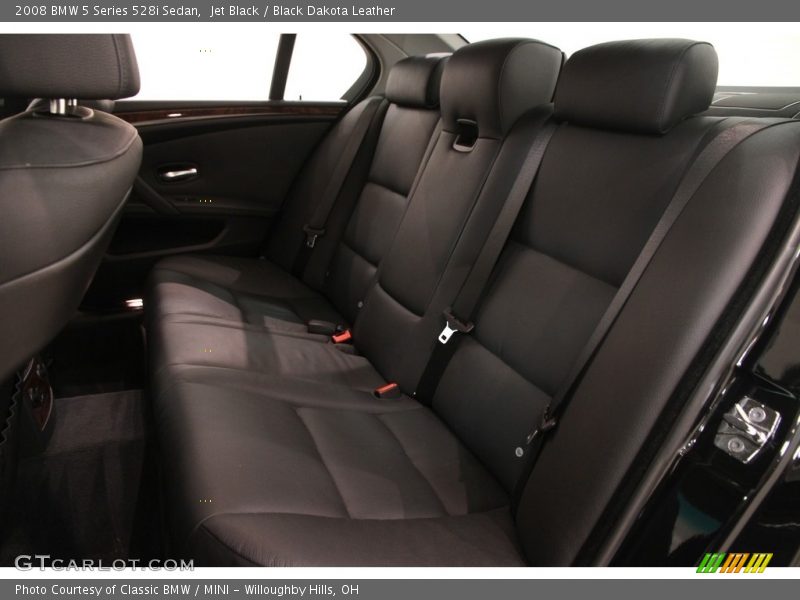 Jet Black / Black Dakota Leather 2008 BMW 5 Series 528i Sedan