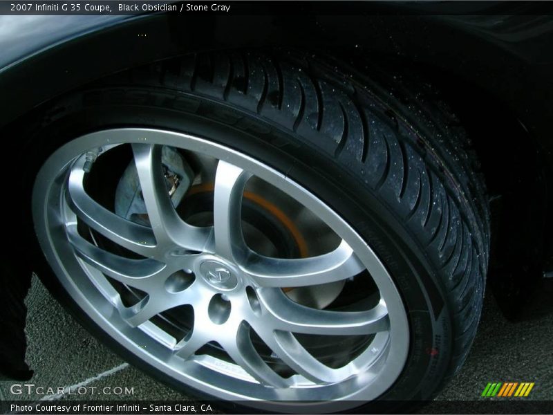 Black Obsidian / Stone Gray 2007 Infiniti G 35 Coupe