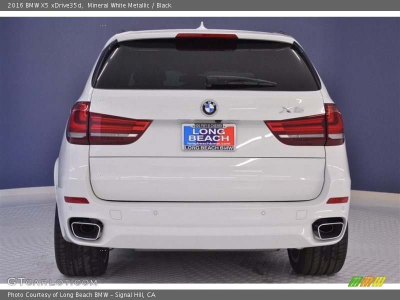 Mineral White Metallic / Black 2016 BMW X5 xDrive35d