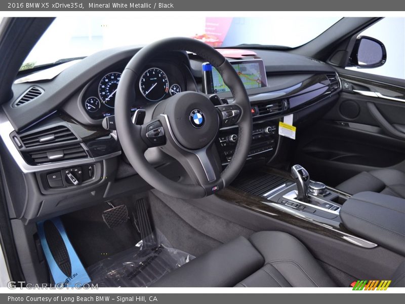 Mineral White Metallic / Black 2016 BMW X5 xDrive35d