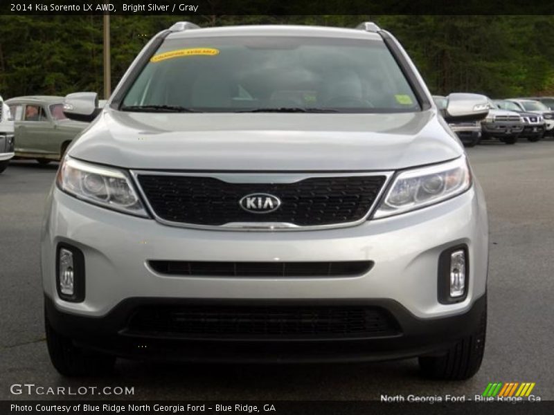 Bright Silver / Gray 2014 Kia Sorento LX AWD