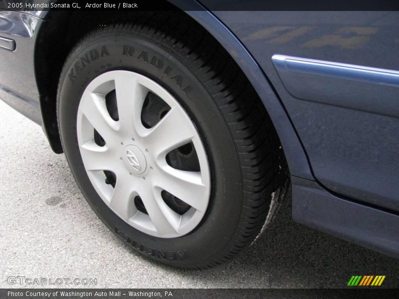 Ardor Blue / Black 2005 Hyundai Sonata GL