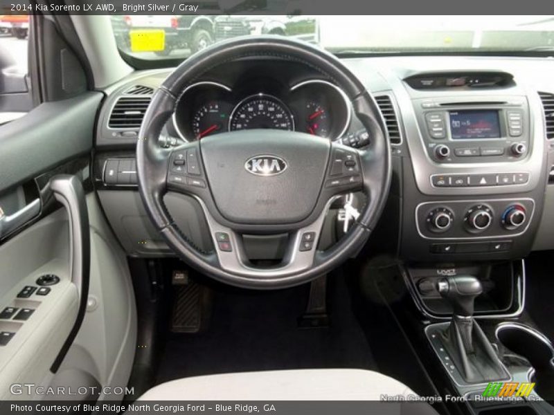 Bright Silver / Gray 2014 Kia Sorento LX AWD