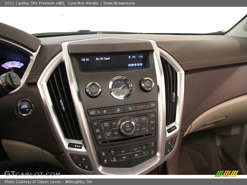 Gold Mist Metallic / Shale/Brownstone 2012 Cadillac SRX Premium AWD
