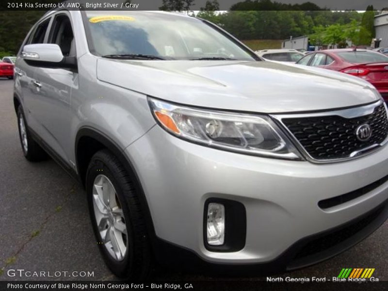 Bright Silver / Gray 2014 Kia Sorento LX AWD