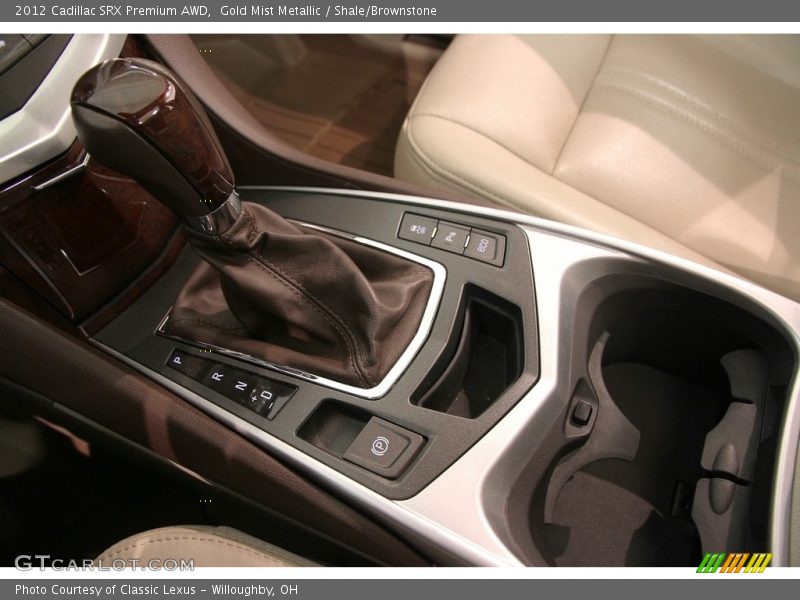 Gold Mist Metallic / Shale/Brownstone 2012 Cadillac SRX Premium AWD